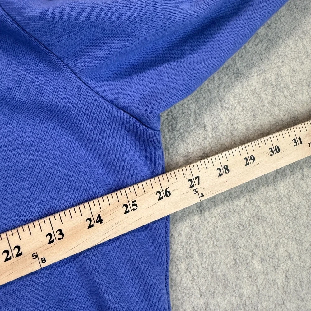 The North Face Mens Evolution Simple Dome Sweatshirt Blue Oversized Crew Neck L